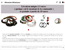 Tablet Screenshot of miraclesmineraux.com
